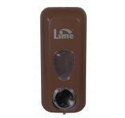 Диспенсер наливной для жидкого мыла 600мл коричневый LIME (971005)
