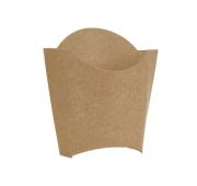 ECO FRY M Упаковка бумажная для картофеля фри 105x50x110мм крафт (110г) (50шт/упак) (1200шт/кор)