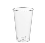 Стакан пластиковый под холодное Bubble Cup 500мл d=90мм прозрачный матовый К (25шт/упак) (400шт/кор)
